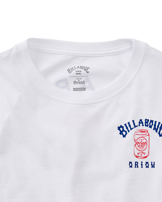 BILLABONG レディース 【ORION BEER x BILLABONG COLLECTION】 ORION LOGO Tシャツ【BOY FIT】 【2025年夏モデル】