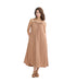 BILLABONG レディース 【CHILLWEAR】 POLY SHIRRING ONEPIECE DRESS ワンピース 【2025年夏モデル】 RSB / L