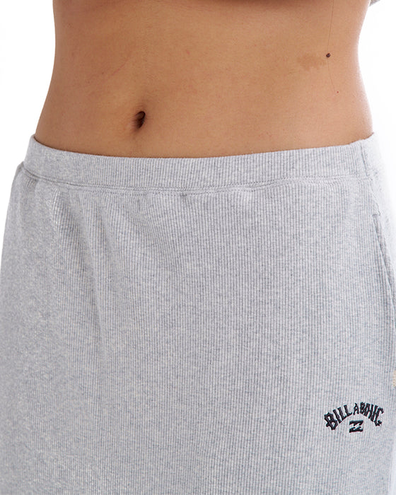 OUTLET】BILLABONG レディース ARCH EMB RIB LONG SKIRT スカート