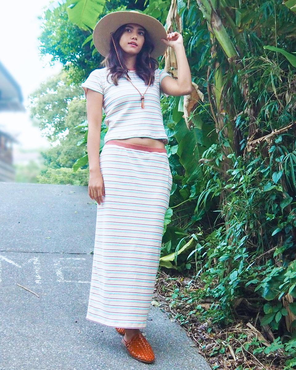 OUTLET FAMILY SALE】BILLABONG レディース ARCH EMB RIB LONG SKIRT