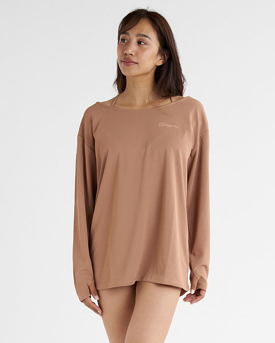 【OUTLET】BILLABONG レディース UTILITY LS TEE 長袖ラッシュガード 【2025年夏モデル】