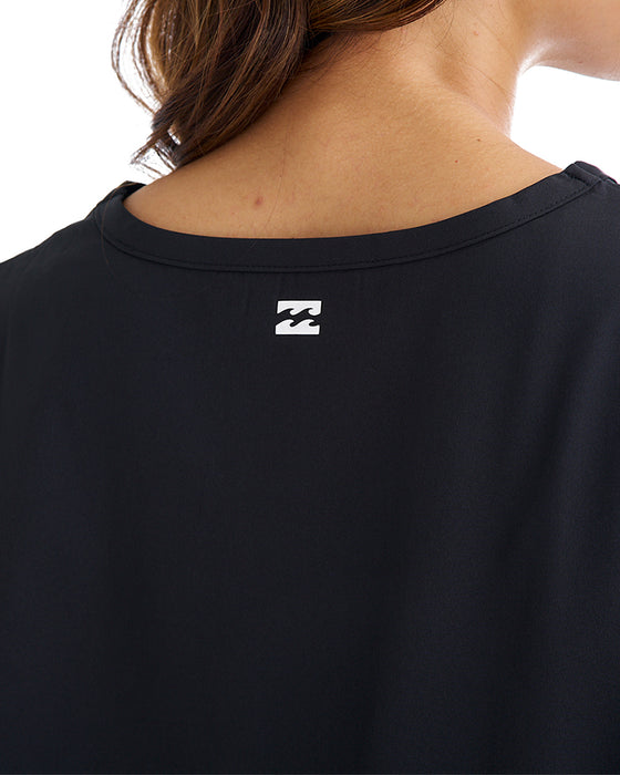 BILLABONG レディース RASH LS TEE 長袖ラッシュガード 【2025年夏モデル】 BLK / L