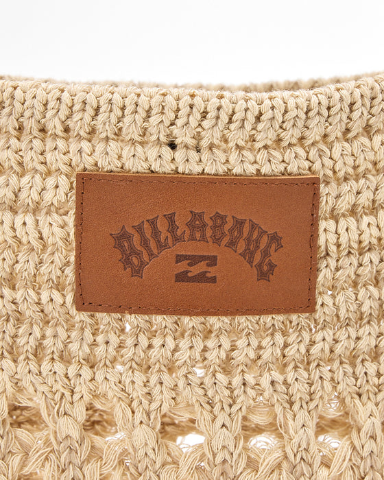 BILLABONG レディース KNIT TOTE BAG トートバッグ 【2025年夏モデル】 NAT / F