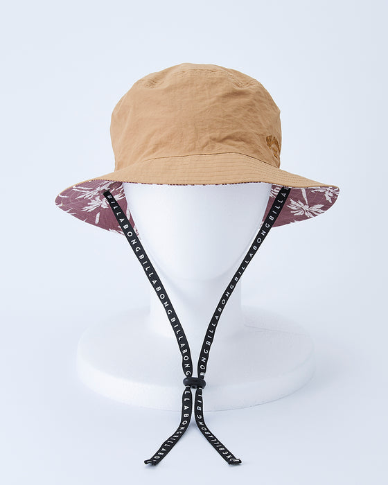 BILLABONG レディース REVERSIBLE HAT ハット 【2025年夏モデル】 NUT / F