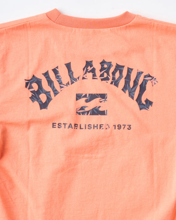 BILLABONG キッズ ARCH FILL Tシャツ 【2025年夏モデル】 CRL / 160
