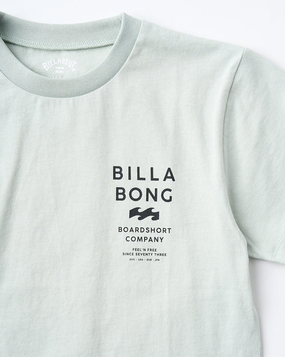 BILLABONG キッズ SUN SCREEN Tシャツ 【2025年夏モデル】 ASH / 160