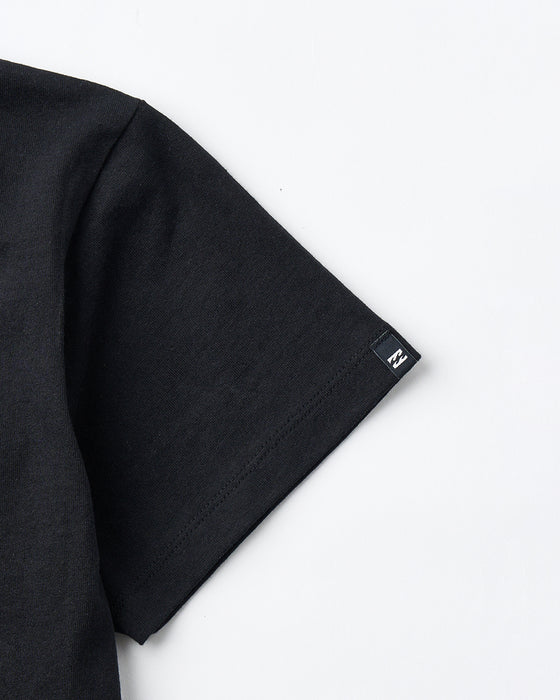 BILLABONG キッズ SUN SCREEN Tシャツ 【2025年夏モデル】 BLK / 160