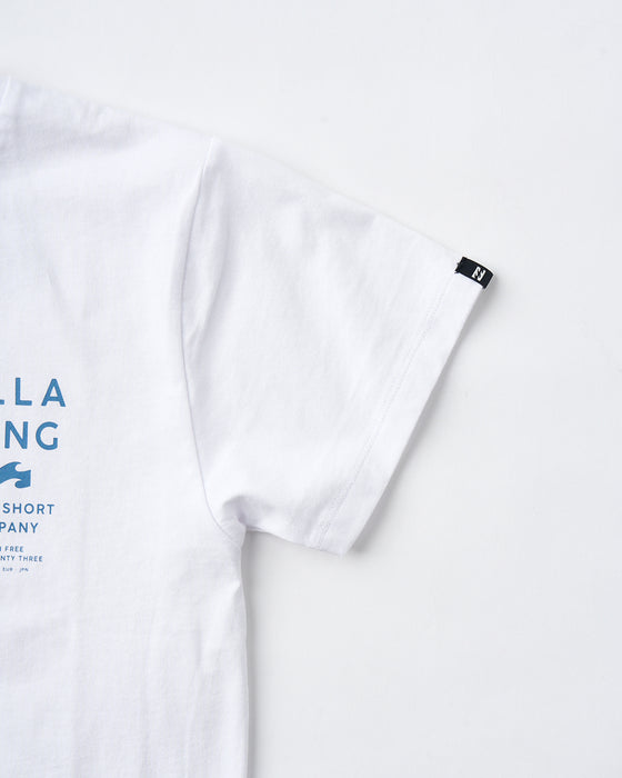 BILLABONG キッズ SUN SCREEN Tシャツ 【2025年夏モデル】 WHT / 160