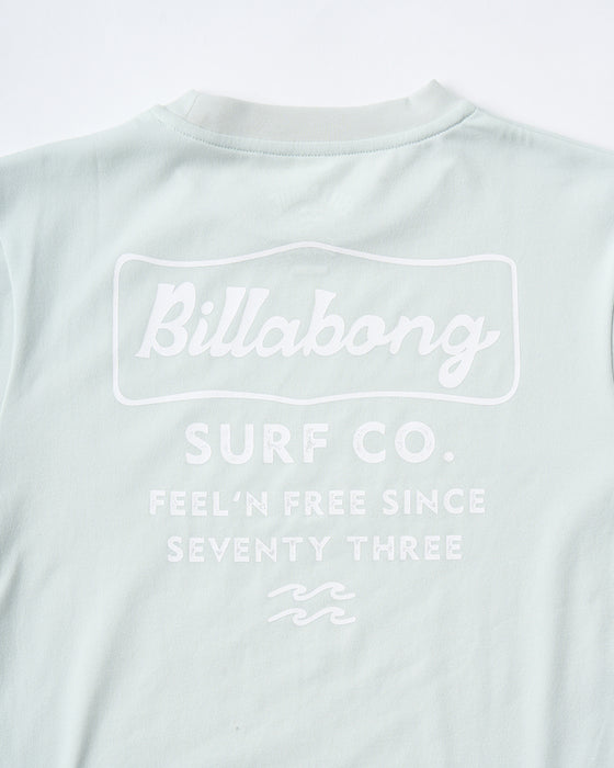 BILLABONG キッズ SOFFTY TEE サーフTシャツ 【2025年夏モデル】 ASH / 150