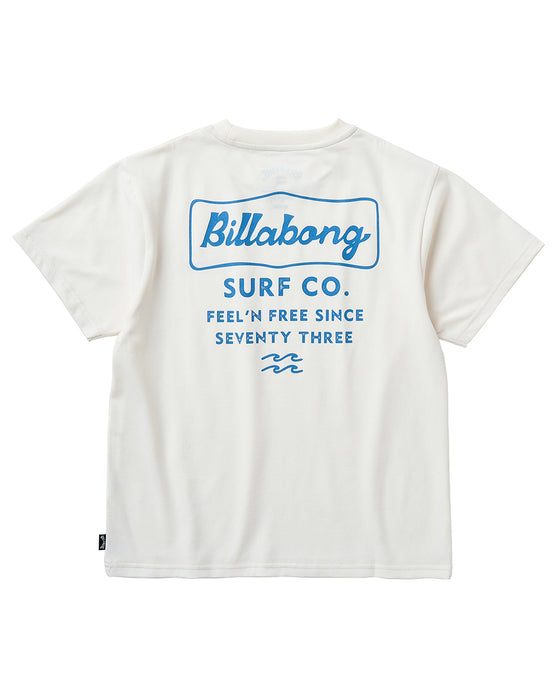 BILLABONG キッズ SOFFTY TEE サーフTシャツ 【2025年夏モデル】 CRM / 150