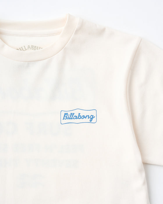 BILLABONG キッズ SOFFTY TEE サーフTシャツ 【2025年夏モデル】 CRM / 150