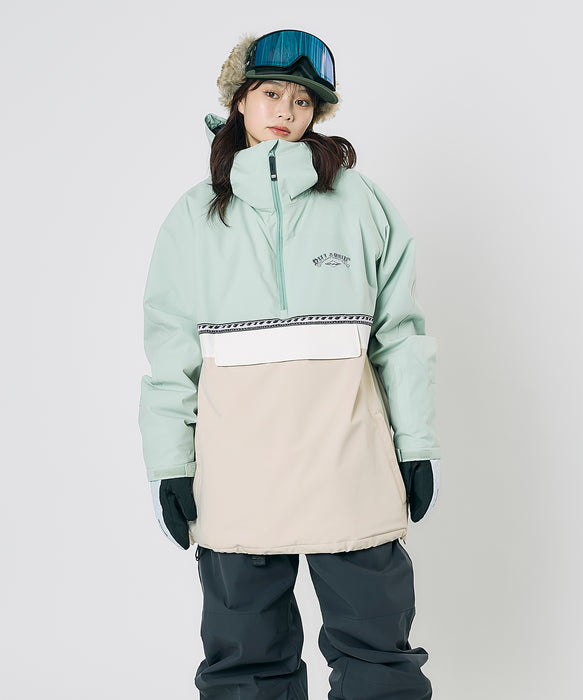 BILLABONG ウィメンズ ANORAK JACKET スノージャケット 【25-26SNOWモデル】 STG / L