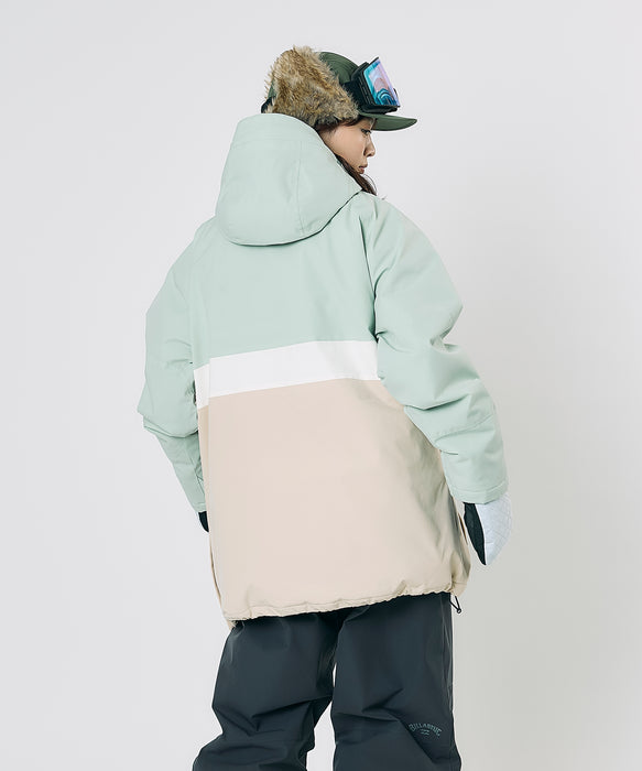 BILLABONG ウィメンズ ANORAK JACKET スノージャケット 【25-26SNOWモデル】 STG / L