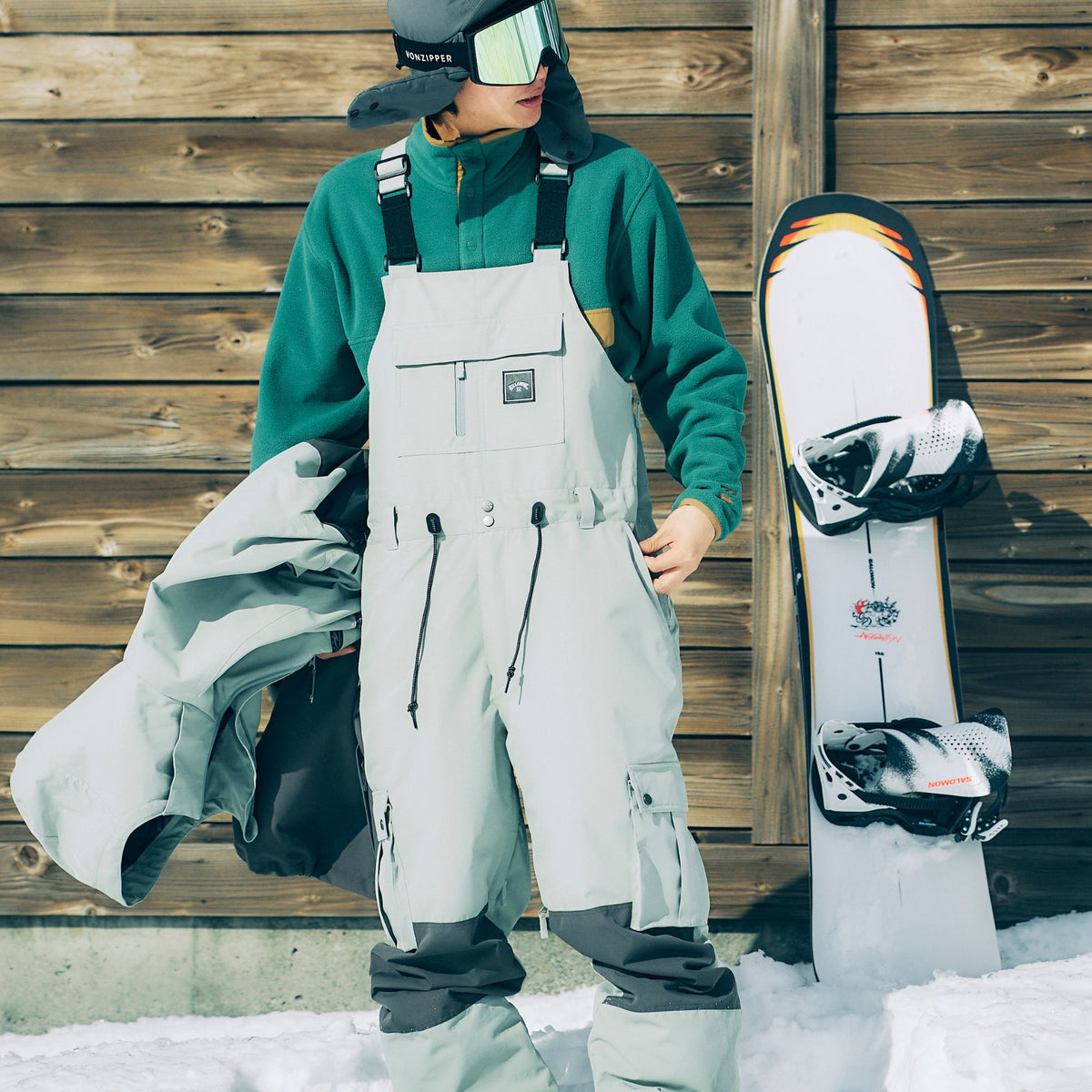 BILLABONG メンズ CARGO BIB スノーパンツ 【25-26SNOWモデル】