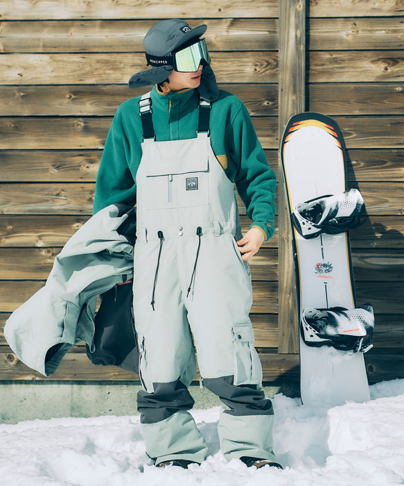 スノーウェア　パンツ　ズボン　メンズ BILLABONG ホワイト　撥水 BILLABONG メンズ CARGO BIB スノーパンツ 【25-26SNOWモデル】