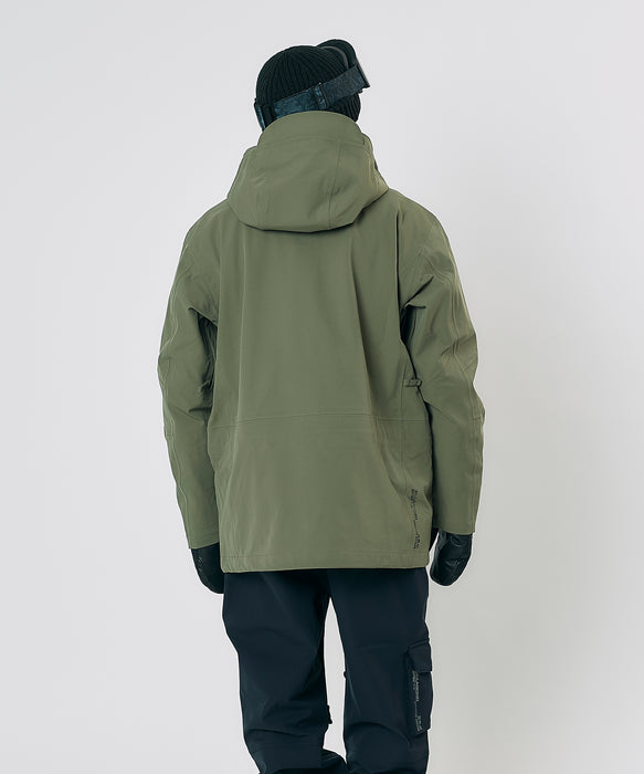 BILLABONG 防水ジャケット Mサイズ オリーブ OUTLET】BILLABONG メンズ 3L POWSURF スノージャケット 【25-26SNOW