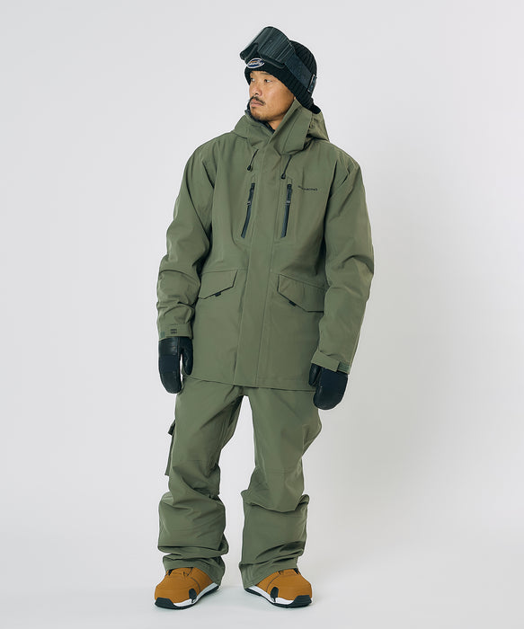 BILLABONG メンズ 3L POWSURF JACKET スノージャケット 【25-26SNOWモデル】 MIL / XL
