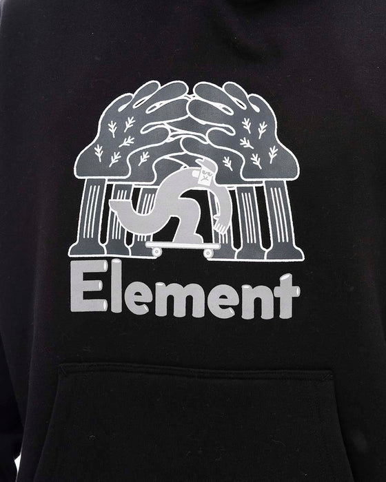 ELEMENT メンズ KSK SKATE INTO HOOD パーカー 【2025年春夏モデル】 FBK / XL