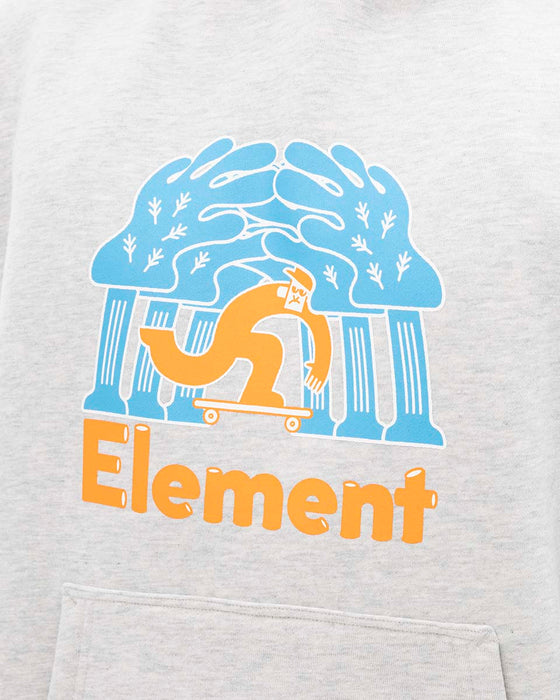 ELEMENT メンズ KSK SKATE INTO HOOD パーカー 【2025年春夏モデル】 WHH / XL