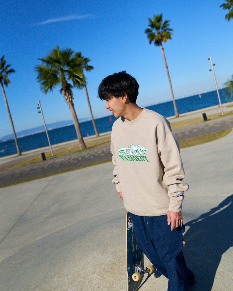 つ*様 ELEMENTS OF STYLE & CO. スウェット ネイビー 9 OUTLET】ELEMENT メンズ KSK GUARDIAN CREW トレーナー 【2025年春夏