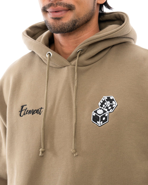 ELEMENT メンズ DICE HOOD パーカー 【2025年春夏モデル】 DGR / XL