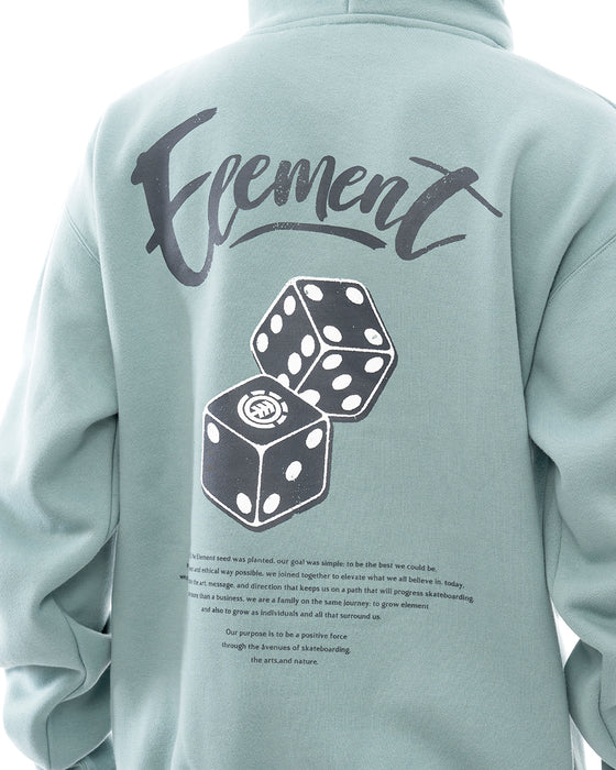 ELEMENT メンズ DICE HOOD パーカー 【2025年春夏モデル】 MBL / XL