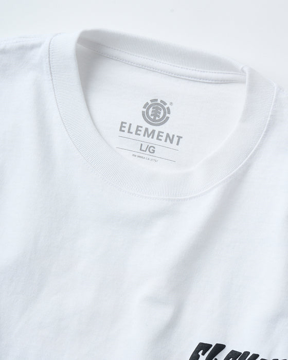 ELEMENT メンズ ACOMPANY LS ロンＴ 【2025年春夏モデル】 WHT / XL