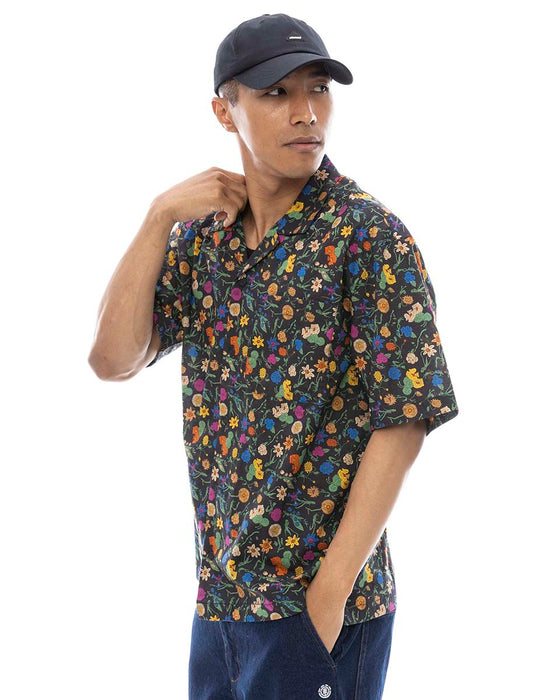 ELEMENT メンズ TILLOW SS 半袖シャツ 【2025年春夏モデル】 KVJ6 / XL