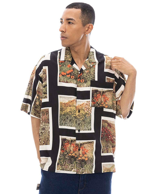ELEMENT メンズ RESORT SS 半袖シャツ 【2025年春夏モデル】 KVM7 / XL