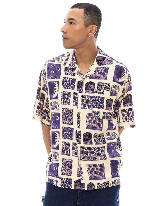 ELEMENT メンズ RESORT SS 半袖シャツ 【2025年春夏モデル】 NEQ6 / XL