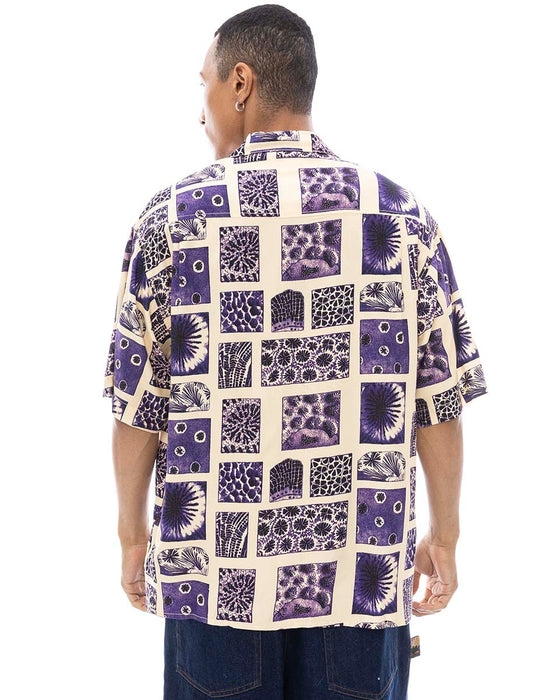 ELEMENT メンズ RESORT SS 半袖シャツ 【2025年春夏モデル】 NEQ6 / XL