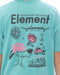 ELEMENT メンズ AGE OF SS Tシャツ 【2025年春夏モデル】 LGN / XL