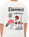 ELEMENT メンズ AGE OF SS Tシャツ 【2025年春夏モデル】 WHT / XL