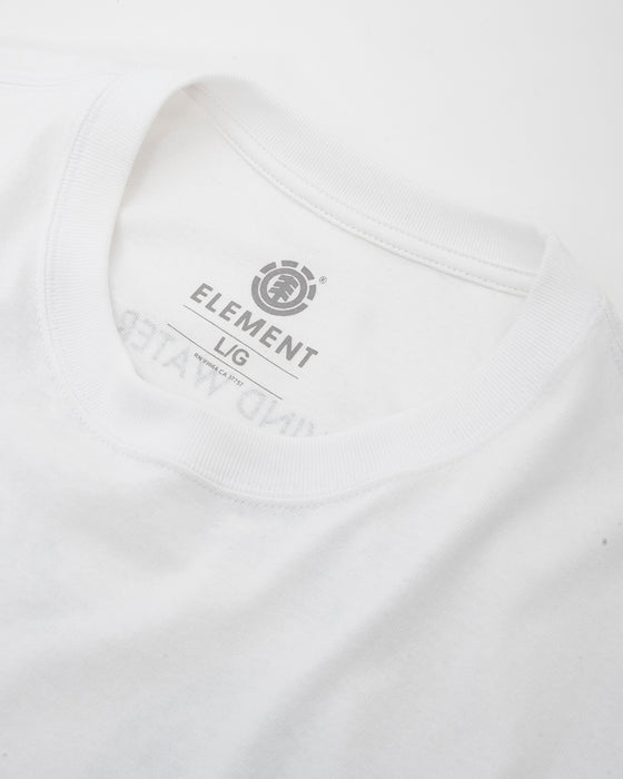 ELEMENT メンズ AGE OF SS Tシャツ 【2025年春夏モデル】 WHT / XL