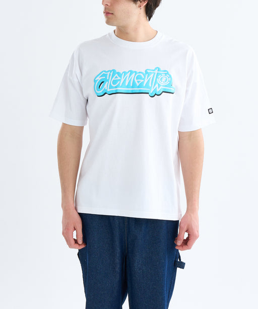 ELEMENT メンズ TAGGING SS Tシャツ 【2025年春夏モデル】 WHT / XL