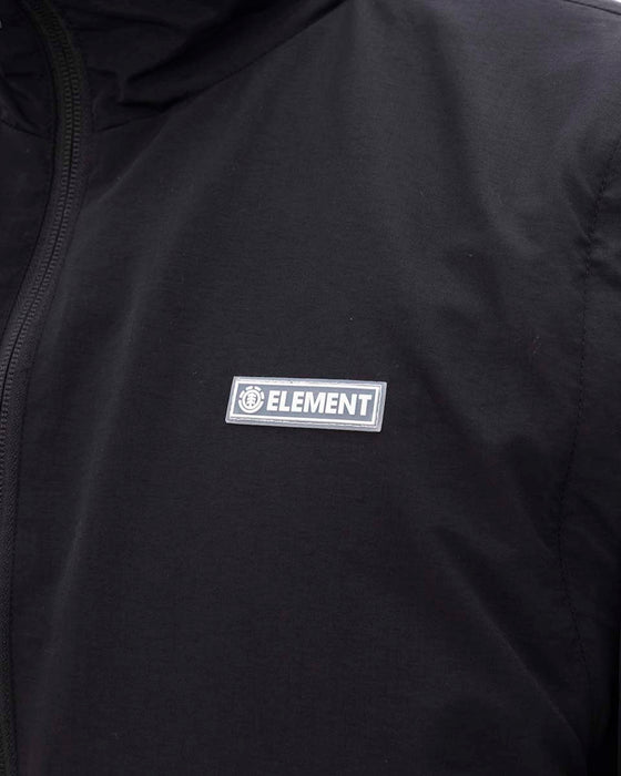 ELEMENT メンズ 2WAY ALPHA JACKET ジャケット 【2025年春夏モデル】 FBK / XL