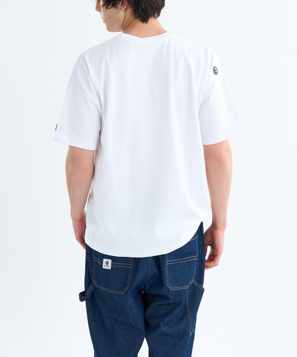 【OUTLET】【直営店限定】【吸水速乾＆ヘビーオンス】ELEMENT メンズ TO THE PEACE SS Tシャツ 【2025年春夏モデル】