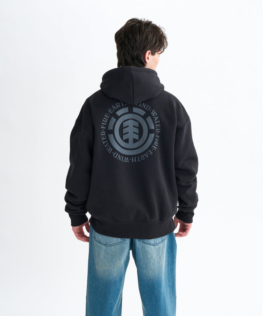 ELEMENT メンズ LOGO HOOD FULL ZIP パーカー 【2025年秋冬モデル】