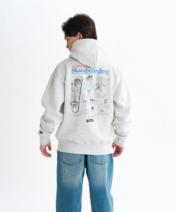 ELEMENT メンズ ESSENTIAL HOOD パーカー 【2025年秋冬モデル】 WHH / XL