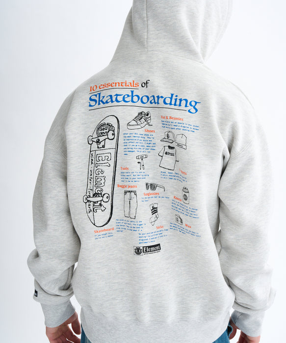 ELEMENT メンズ ESSENTIAL HOOD パーカー 【2025年秋冬モデル】 WHH / XL