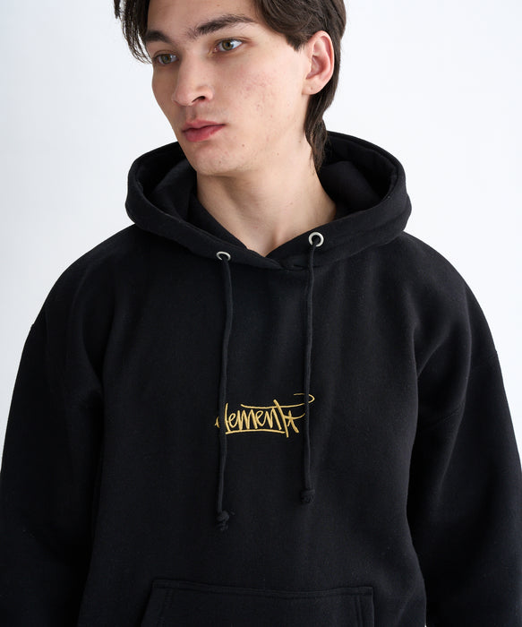 ELEMENT メンズ RASTAMAN HOOD パーカー 【2025年秋冬モデル】 FBK / XL