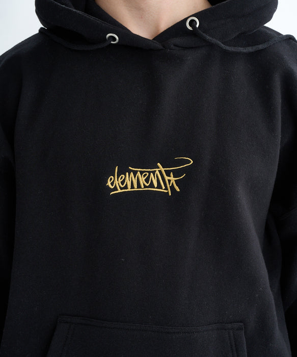 ELEMENT メンズ RASTAMAN HOOD パーカー 【2025年秋冬モデル】 FBK / XL