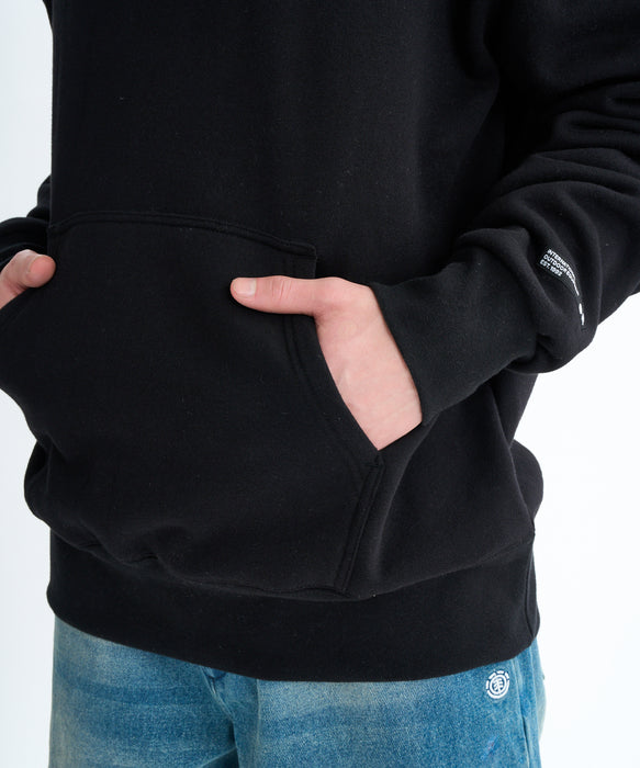 ELEMENT メンズ RASTAMAN HOOD パーカー 【2025年秋冬モデル】 FBK / XL