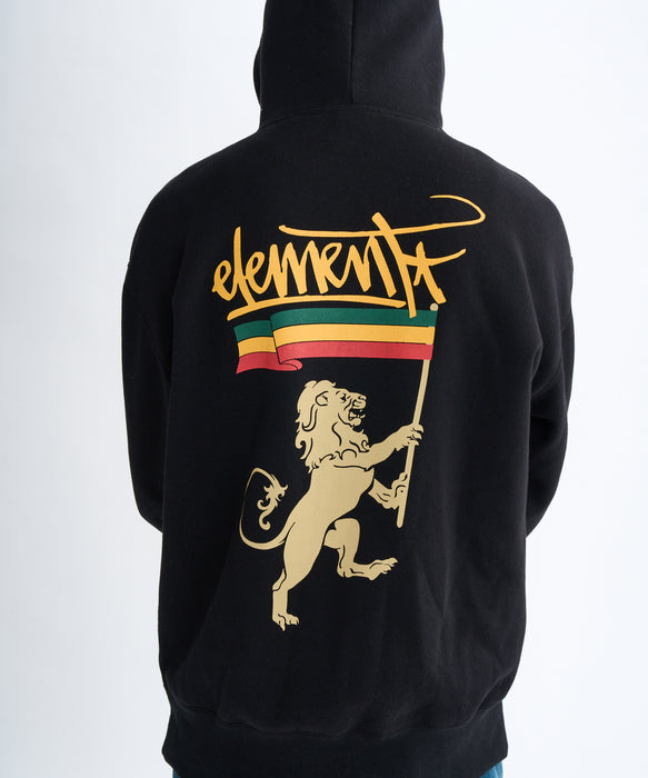 ELEMENT メンズ RASTAMAN HOOD パーカー 【2025年秋冬モデル】 FBK / XL