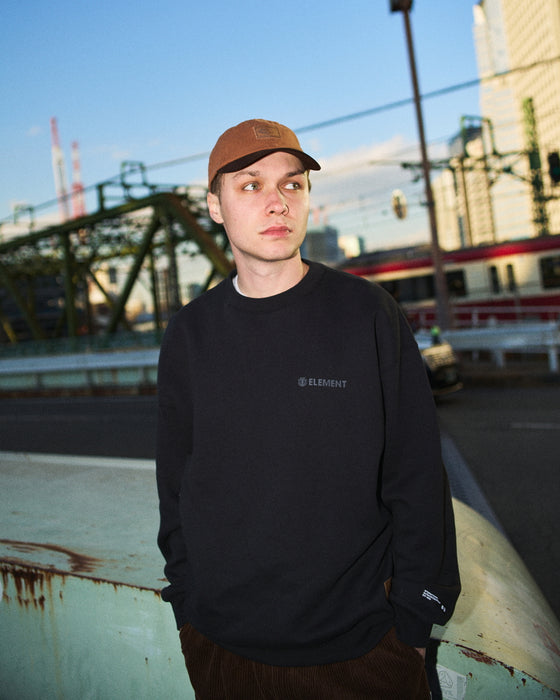 【OUTLET】ELEMENT メンズ LOGO CREW トレーナー 【2025年秋冬モデル】