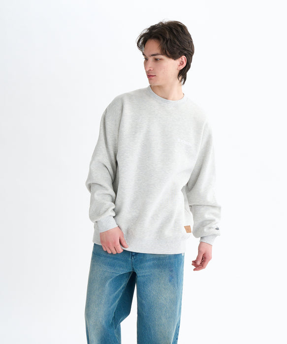 ELEMENT メンズ LOGO CREW トレーナー 【2025年秋冬モデル】 WHH / XL
