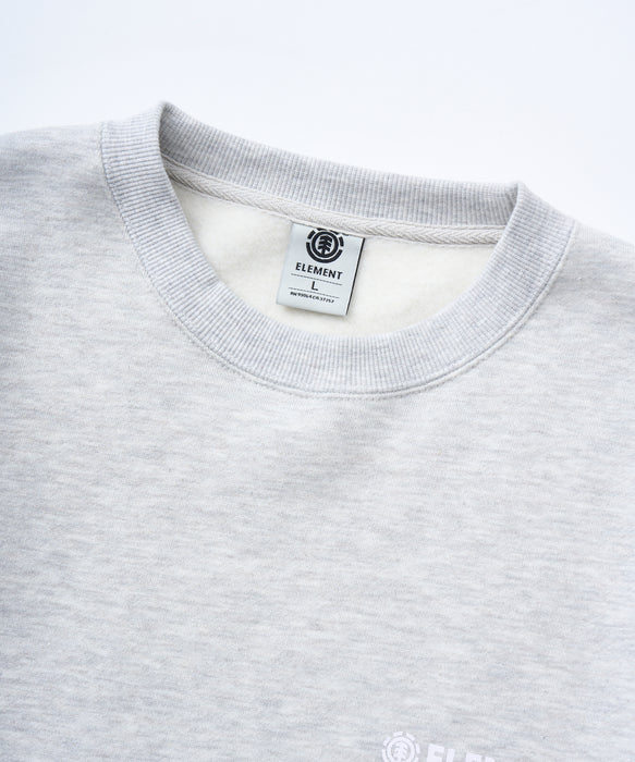 ELEMENT メンズ LOGO CREW トレーナー 【2025年秋冬モデル】 WHH / XL