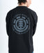 ELEMENT メンズ LOGO LS ロンＴ 【2025年秋冬モデル】 FBK / XL