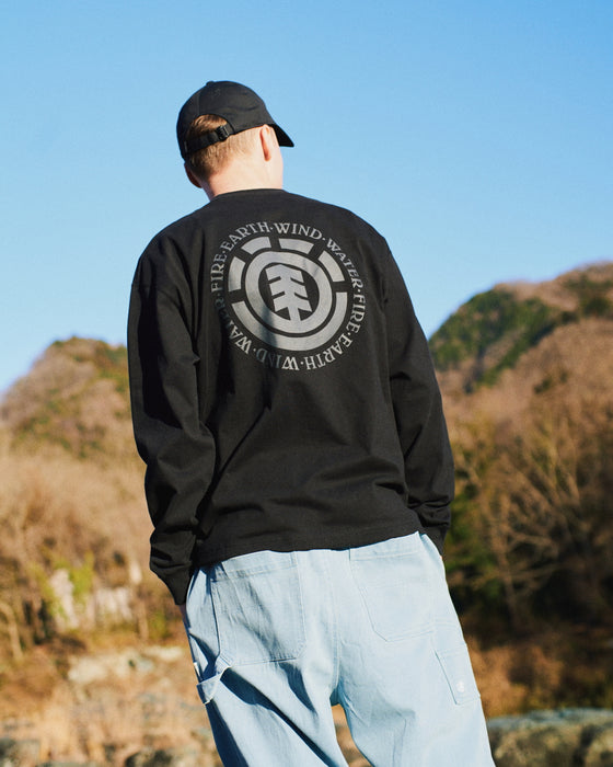 【OUTLET】ELEMENT メンズ LOGO LS ロンＴ 【2025年秋冬モデル】