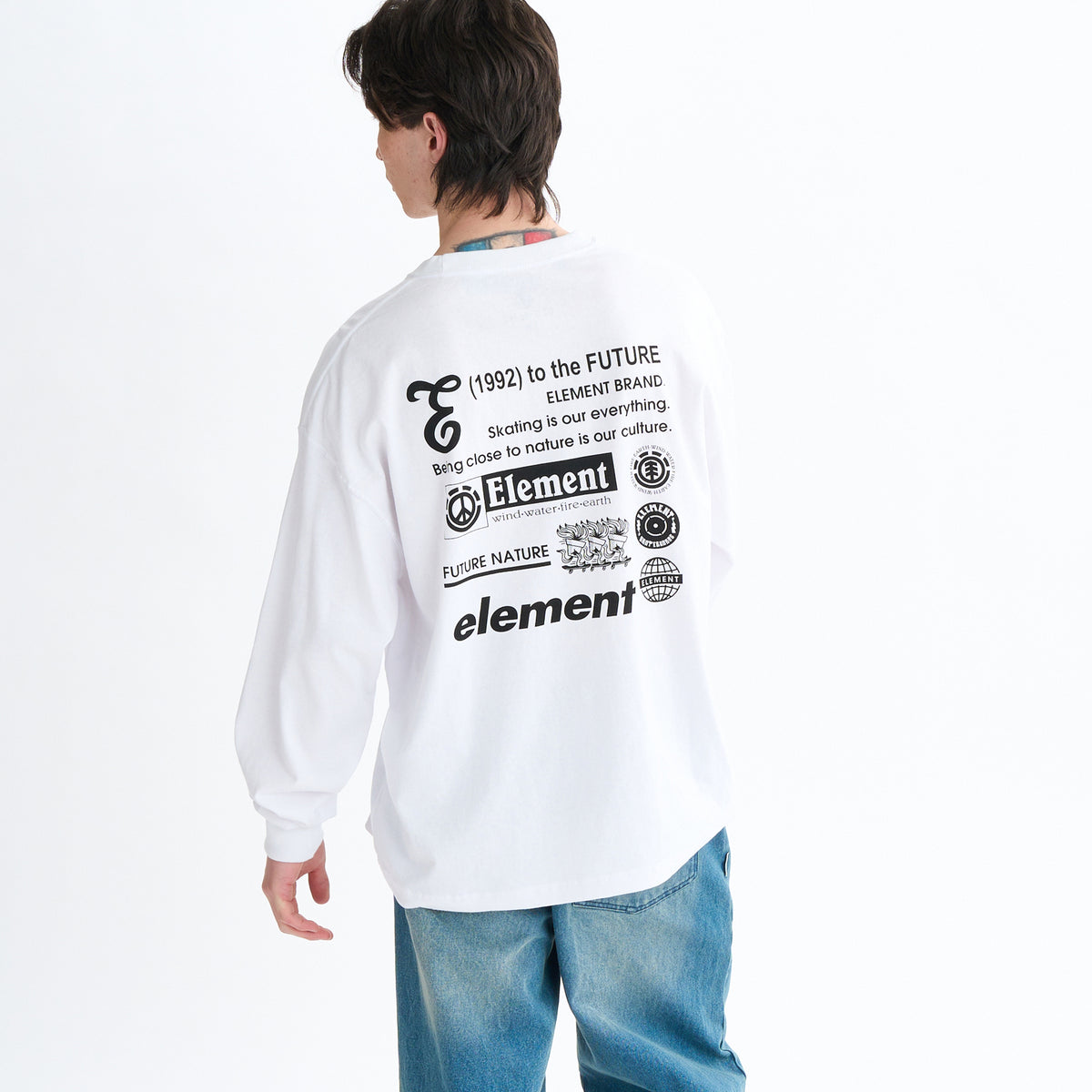 OUTLET】ELEMENT メンズ NUMBER LS ロンT 【2025年秋冬モデル】